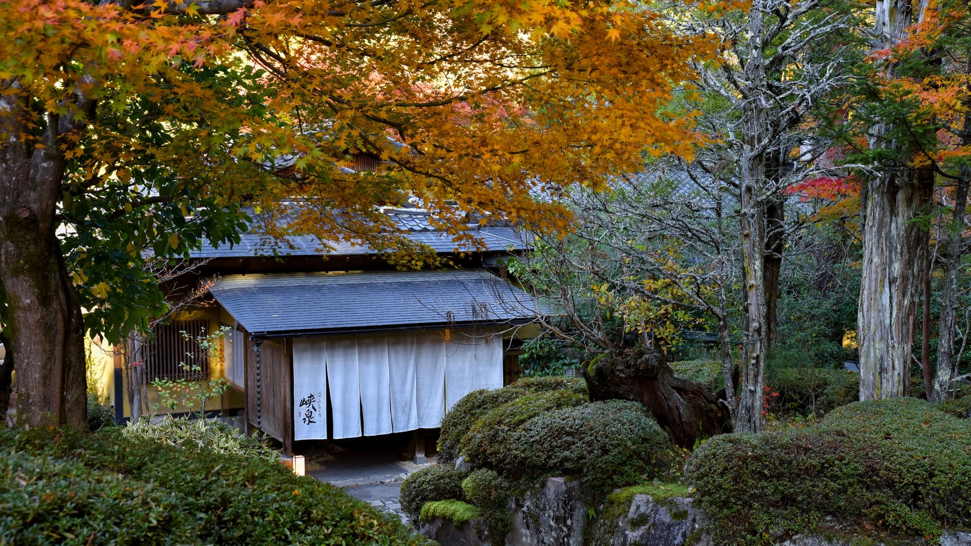 名勝天龍峡温泉　渓谷に佇む隠れ宿　峡泉