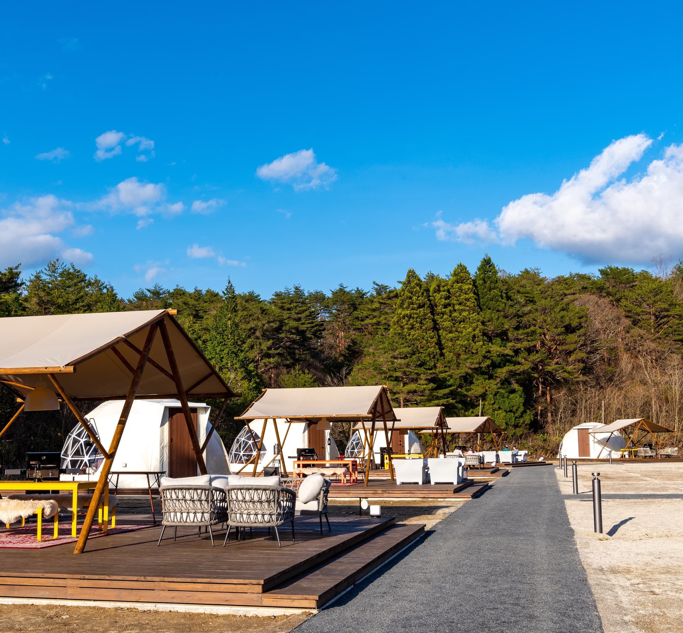 根の上アウトドアパーク恵那　保古グランピング