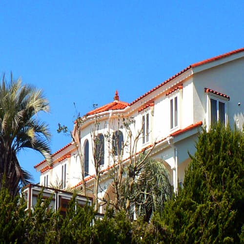 押し花アートを楽しめる犬の宿 ガラスの仔犬